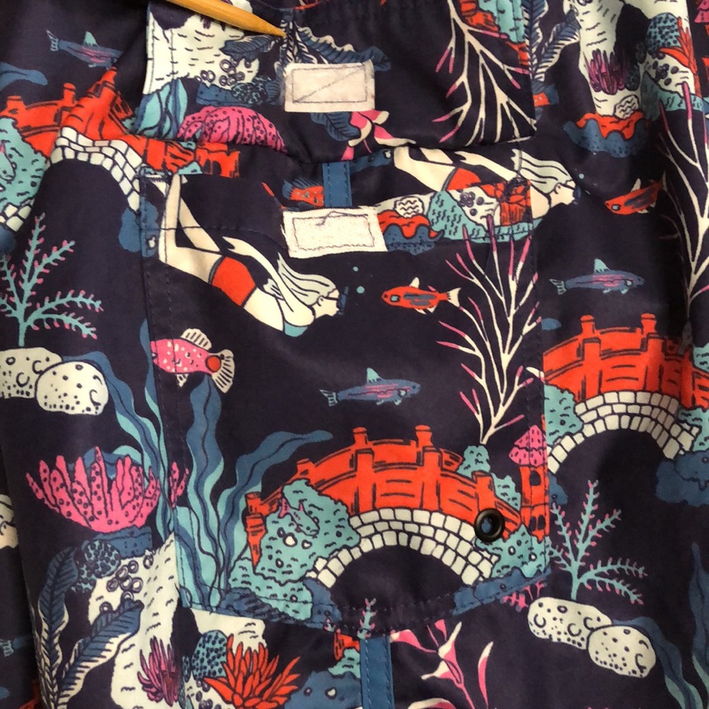 Sovereign Code Swim Trunks Size Medium Great Print - image 4